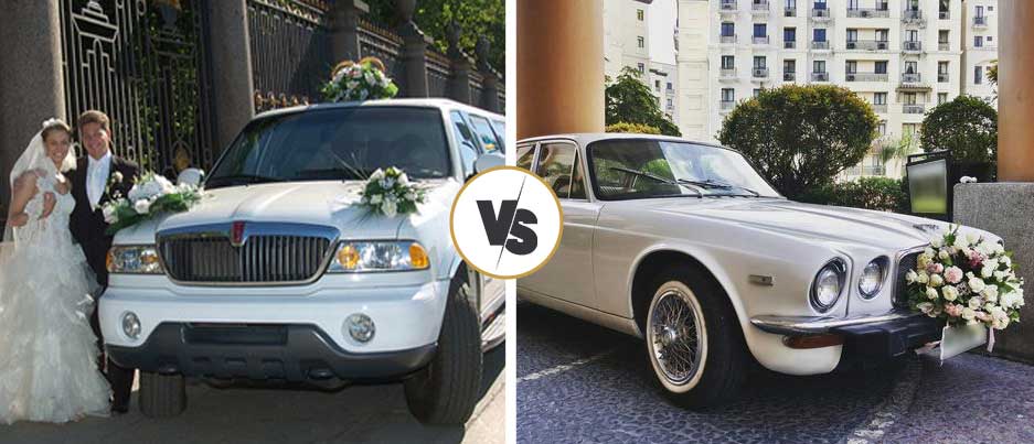 Luxury Wedding Transportation Limo vs Traditional Car